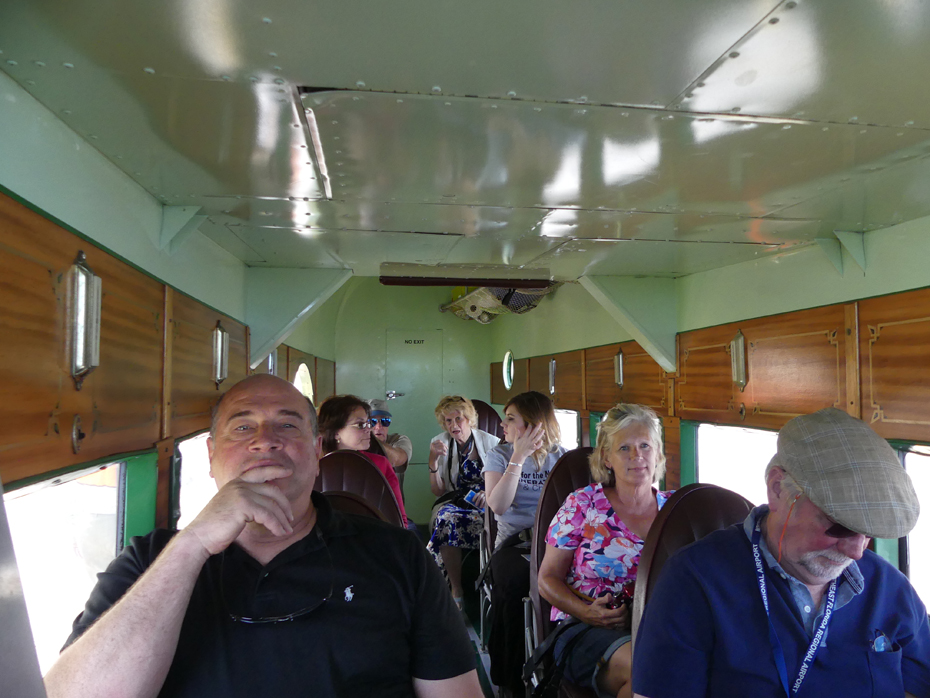 passengers inside Tin Goose