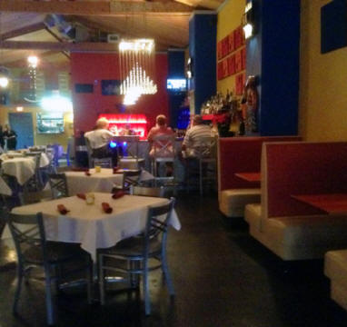 Interior of Trabue Restautrant in Punta Gorda, Florida