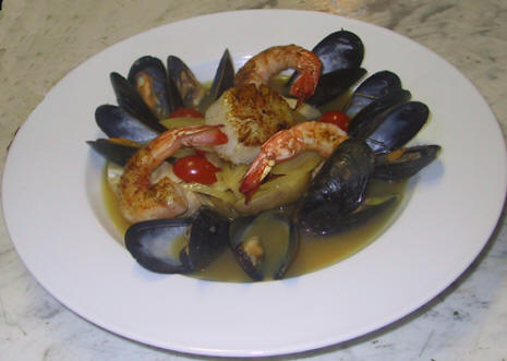 Mussels Proivencal at trabue Restaurant by chef keith myers