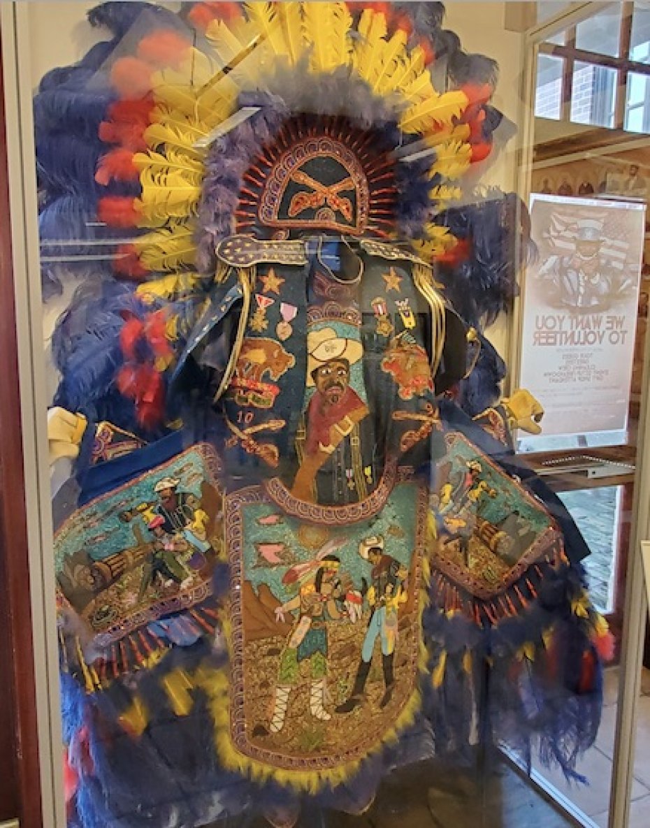 Mardi Gras Indian costume