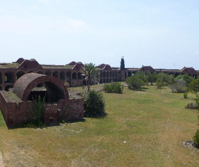  parade grounds at Ft. Jefferson on Dry Tortugas