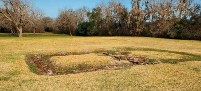 foundations of what was slave quarters