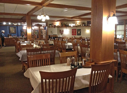 interior of Blue gate restaurant