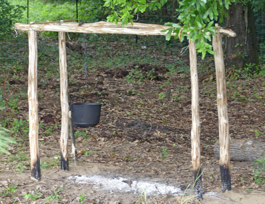 creek version of outdoor kitchen at westville