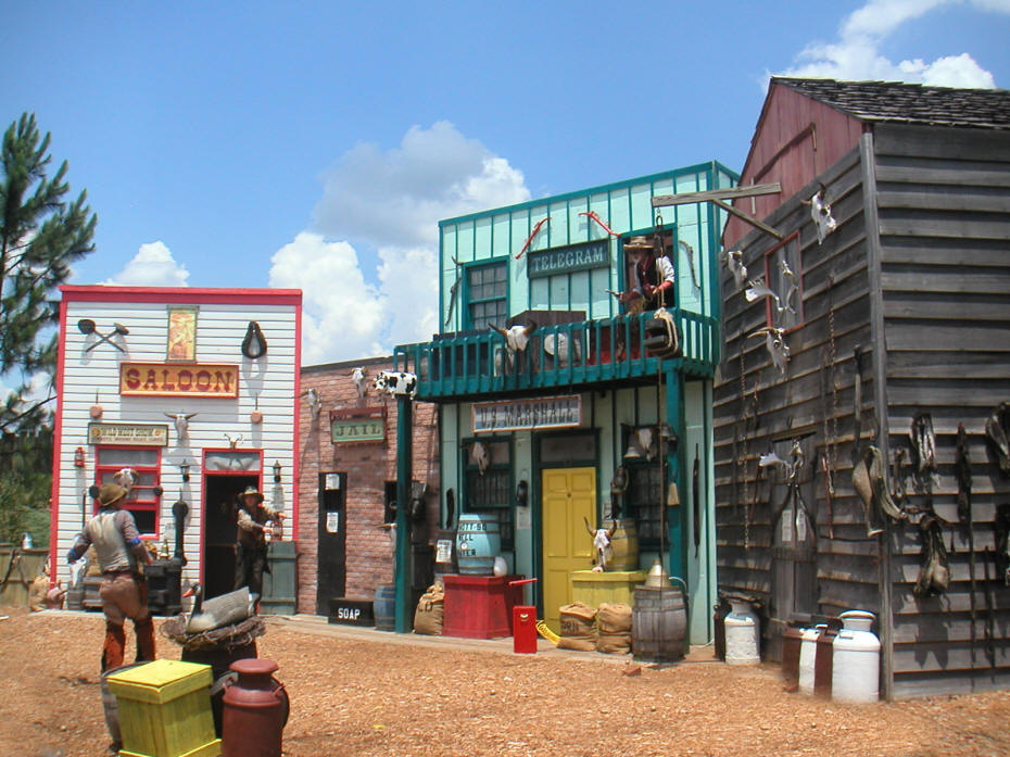 old west town at Wild Adverntures