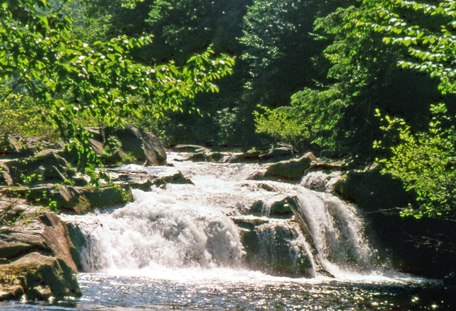 Tallulah Gorgeon the border of Habersham and Rabun counties.